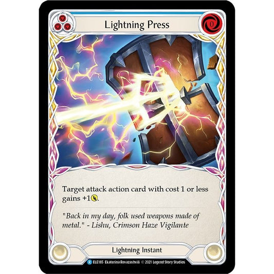 Image for Lightning Press (Blue) (ELE185) (ELE) - Flesh and Blood TCG