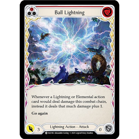 Image for Ball Lightning (Red) (ELE186) (ELE) - Flesh and Blood TCG