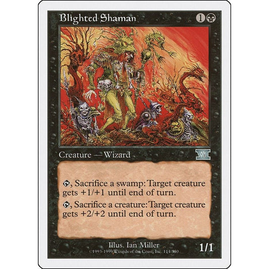 Image for Blighted Shaman (114) (6ED) - Magic: The Gathering
