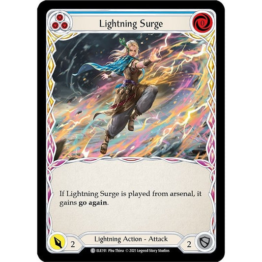 Image for Lightning Surge (Blue) (ELE191) (ELE) - Flesh and Blood TCG