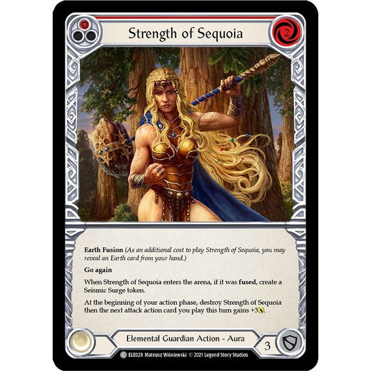Image for Strength of Sequoia (Red) (ELE028) (ELE) - Flesh and Blood TCG