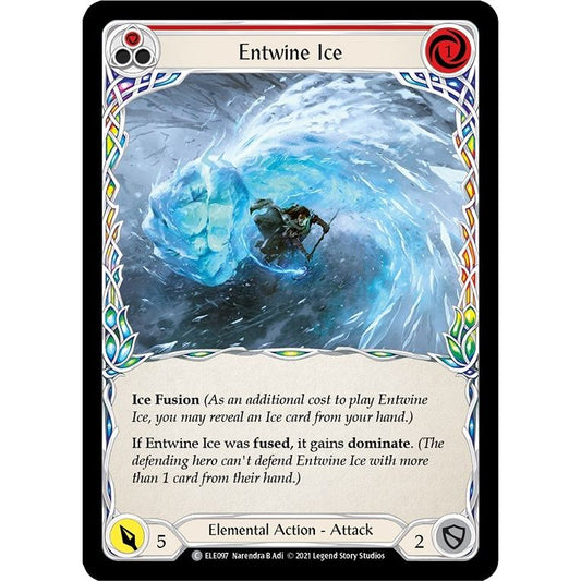 Image for Entwine Ice (Red) (ELE097) (ELE) - Flesh and Blood TCG