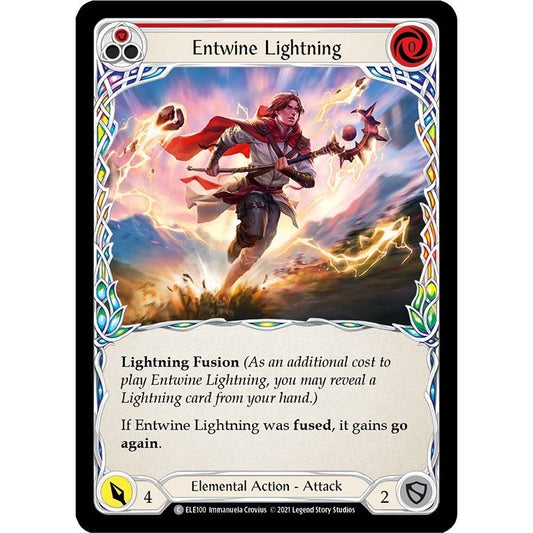 Image for Entwine Lightning (Red) (ELE100) (ELE) - Flesh and Blood TCG
