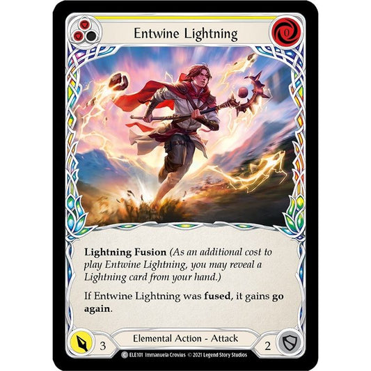 Image for Entwine Lightning (Yellow) (ELE101) (ELE) - Flesh and Blood TCG