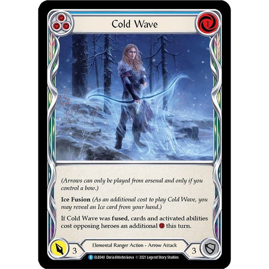Image for Cold Wave (Blue) (ELE040) (ELE) - Flesh and Blood TCG