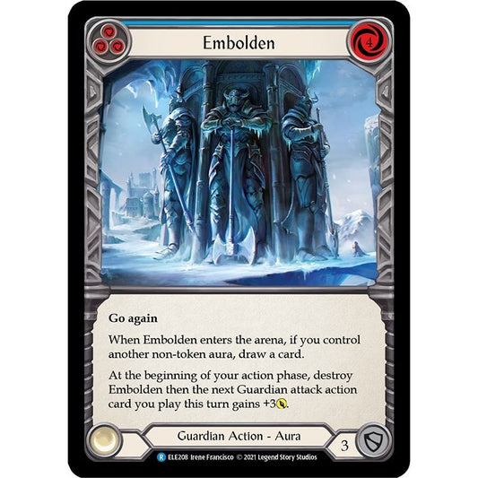 Image for Embolden (Blue) (ELE208) (ELE) - Flesh and Blood TCG