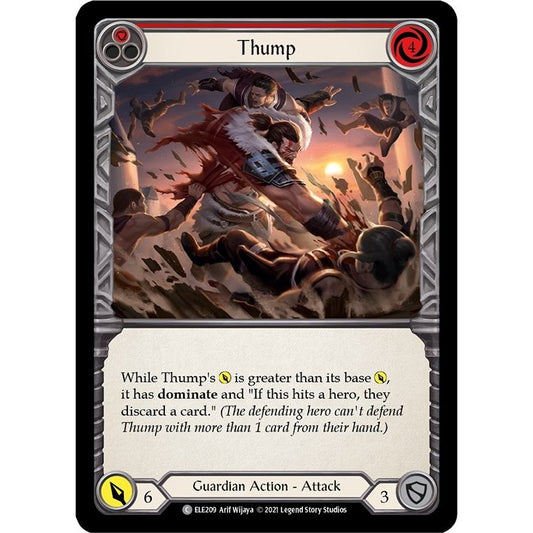 Image for Thump (Red) (ELE209) (ELE) - Flesh and Blood TCG
