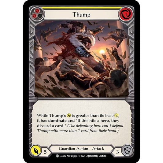 Image for Thump (Yellow) (ELE210) (ELE) - Flesh and Blood TCG