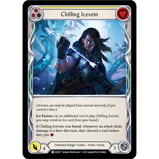 Image for Chilling Icevein (Yellow) (ELE051) (ELE) - Flesh and Blood TCG