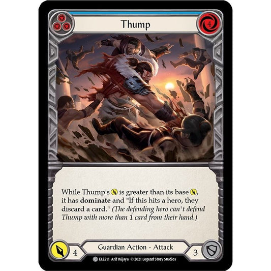 Image for Thump (Blue) (ELE211) (ELE) - Flesh and Blood TCG