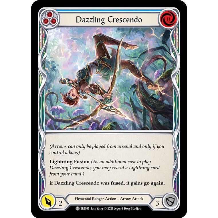 Image for Dazzling Crescendo (Blue) (ELE055) (ELE) - Flesh and Blood TCG