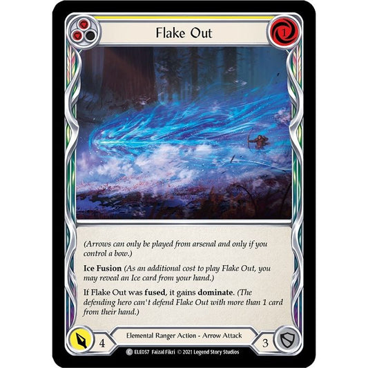 Image for Flake Out (Yellow) (ELE057) (ELE) - Flesh and Blood TCG