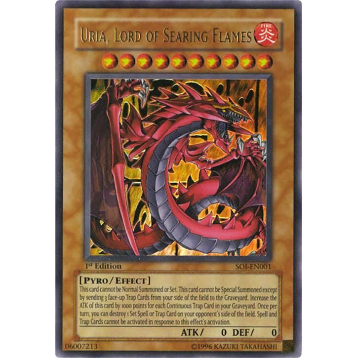 Image for Uria, Lord of Searing Flames (SOI-EN001) (SOI) - YuGiOh