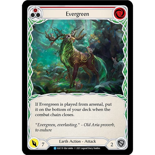 Image for Evergreen (Red) (ELE119) (ELE) - Flesh and Blood TCG
