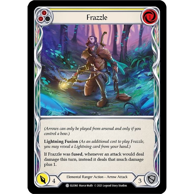 Image for Frazzle (Yellow) (ELE060) (ELE) - Flesh and Blood TCG
