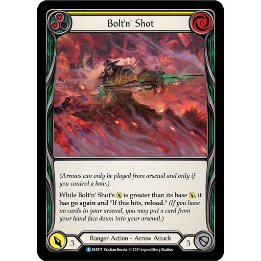 Image for Bolt'n' Shot (Yellow) (ELE217) (ELE) - Flesh and Blood TCG