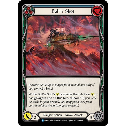 Image for Bolt'n' Shot (Blue) (ELE218) (ELE) - Flesh and Blood TCG
