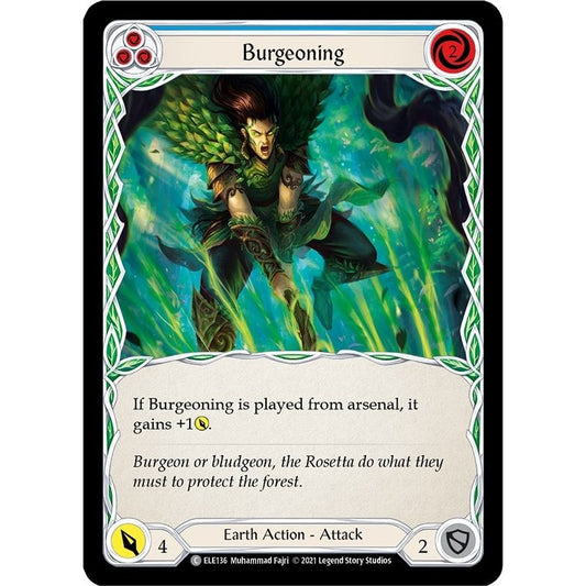 Image for Burgeoning (Blue) (ELE136) (ELE) - Flesh and Blood TCG