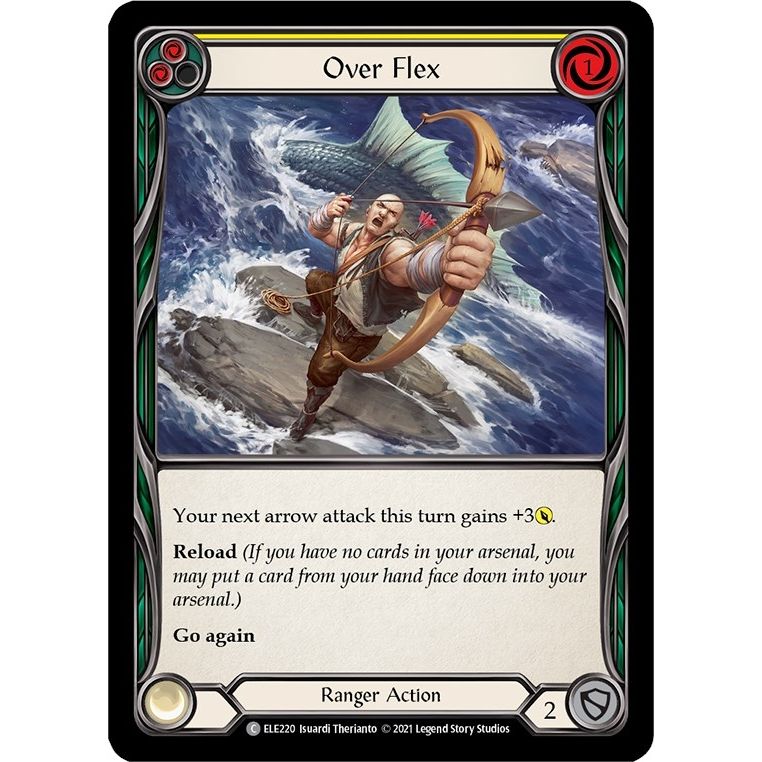 Image for Over Flex (Yellow) (ELE220) (ELE) - Flesh and Blood TCG