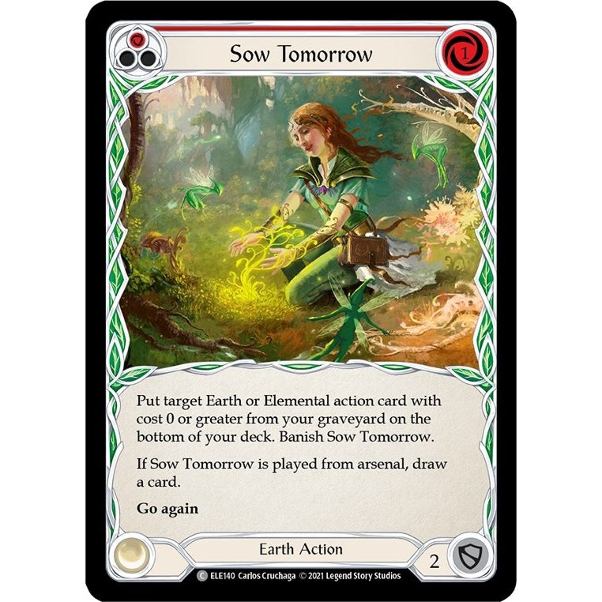 Image for Sow Tomorrow (Red) (ELE140) (ELE) - Flesh and Blood TCG