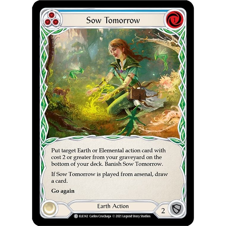 Image for Sow Tomorrow (Blue) (ELE142) (ELE) - Flesh and Blood TCG