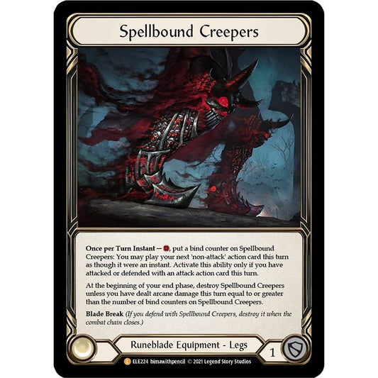 Image for Spellbound Creepers (ELE224) (ELE) - Flesh and Blood TCG