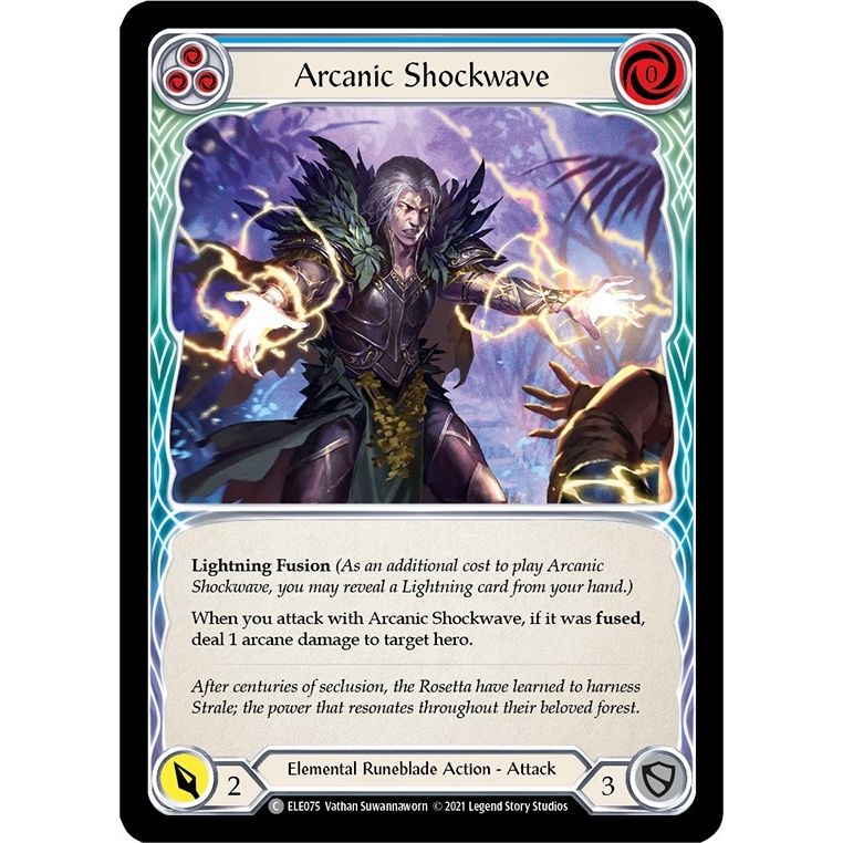 Image for Arcanic Shockwave (Blue) (ELE075) (ELE) - Flesh and Blood TCG