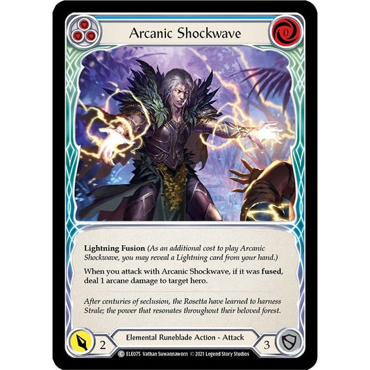Image for Arcanic Shockwave (Blue) (ELE075) (ELE) - Flesh and Blood TCG