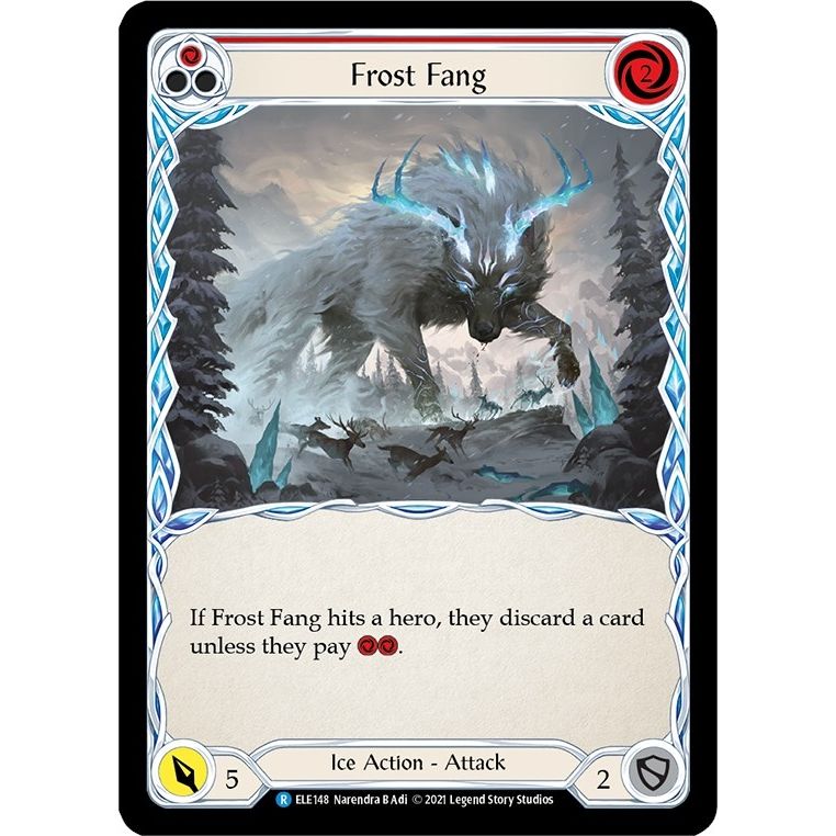Image for Frost Fang (Red) (ELE148) (ELE) - Flesh and Blood TCG