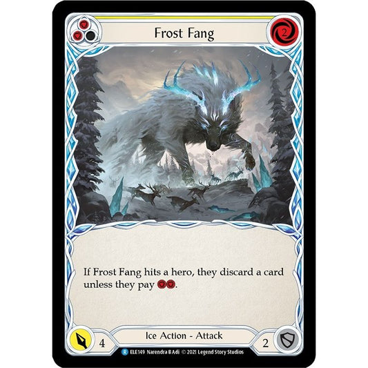 Image for Frost Fang (Yellow) (ELE149) (ELE) - Flesh and Blood TCG