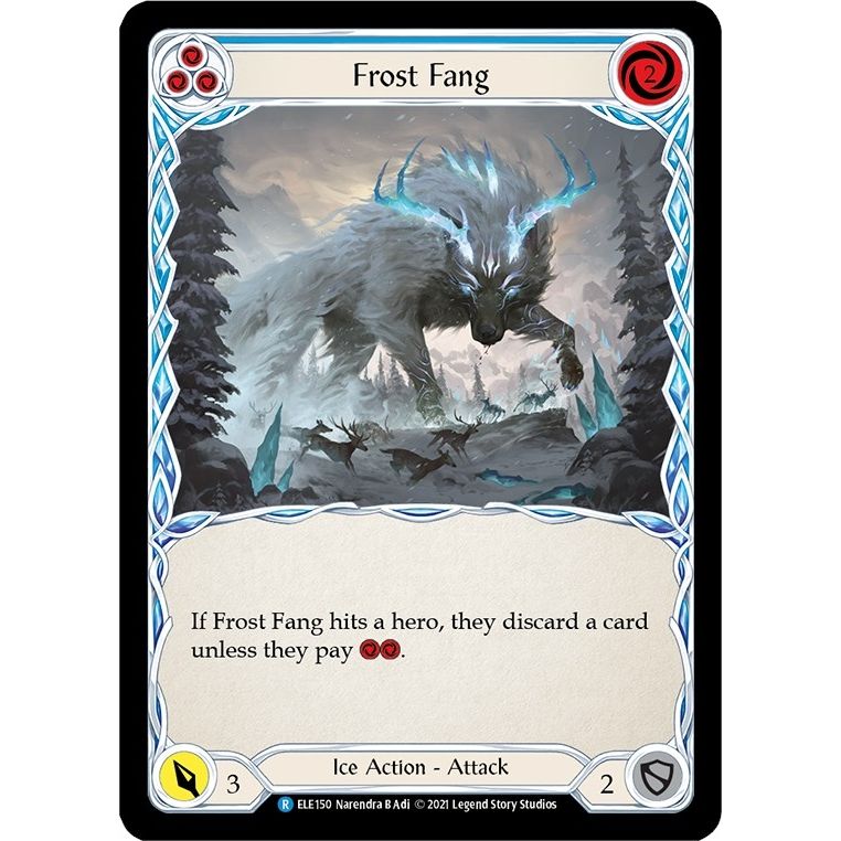 Image for Frost Fang (Blue) (ELE150) (ELE) - Flesh and Blood TCG