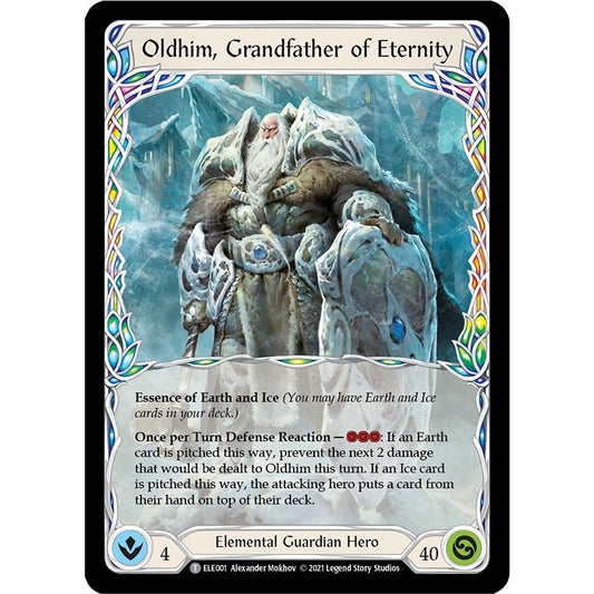 Image for Oldhim, Grandfather of Eternity // Oldhim (ELE001 // ELE002) (ELE) - Flesh and Blood TCG