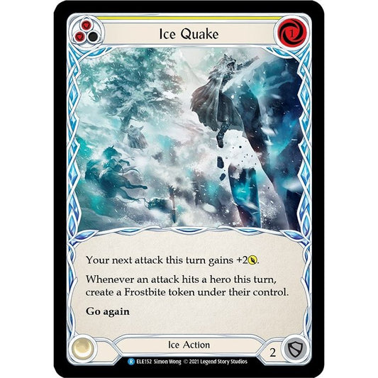 Image for Ice Quake (Yellow) (ELE152) (ELE) - Flesh and Blood TCG