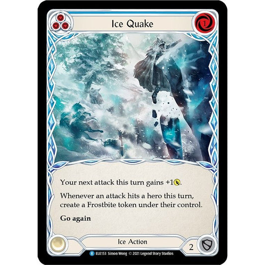 Image for Ice Quake (Blue) (ELE153) (ELE) - Flesh and Blood TCG