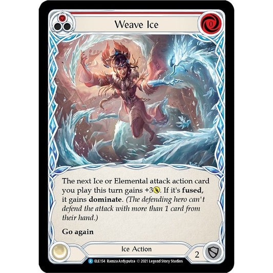 Image for Weave Ice (Red) (ELE154) (ELE) - Flesh and Blood TCG