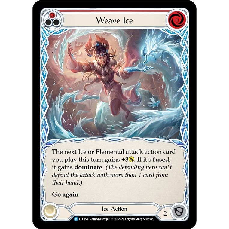 Image for Weave Ice (Red) (ELE154) (ELE) - Flesh and Blood TCG