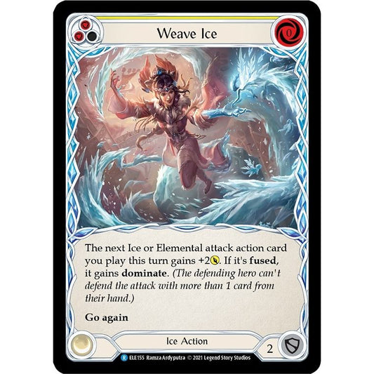 Image for Weave Ice (Yellow) (ELE155) (ELE) - Flesh and Blood TCG