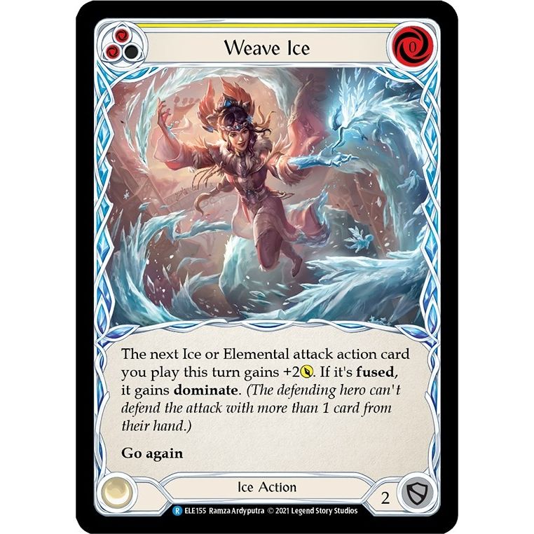 Image for Weave Ice (Yellow) (ELE155) (ELE) - Flesh and Blood TCG