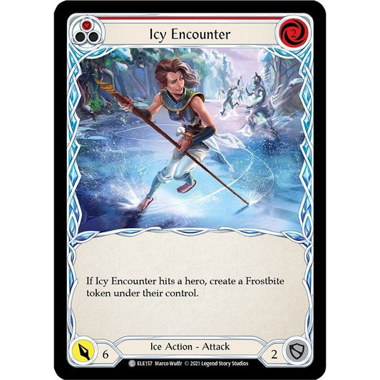 Image for Icy Encounter (Red) (ELE157) (ELE) - Flesh and Blood TCG