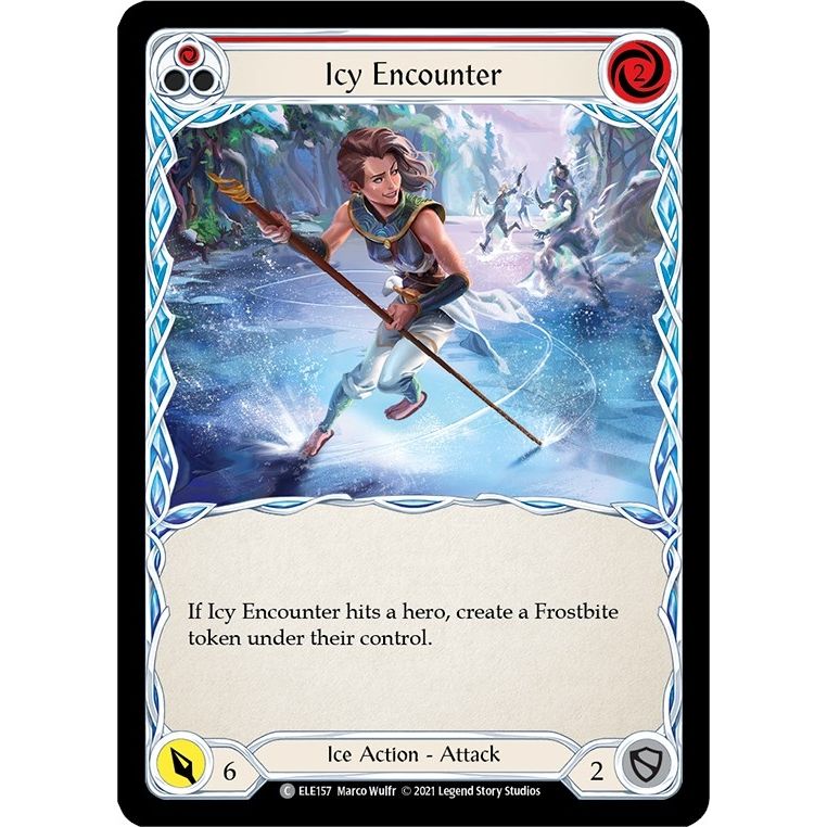 Image for Icy Encounter (Red) (ELE157) (ELE) - Flesh and Blood TCG