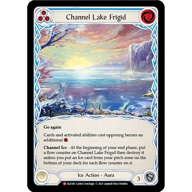 Image for Channel Lake Frigid (Alternate Art) (ELE146) (ELE) - Flesh and Blood TCG