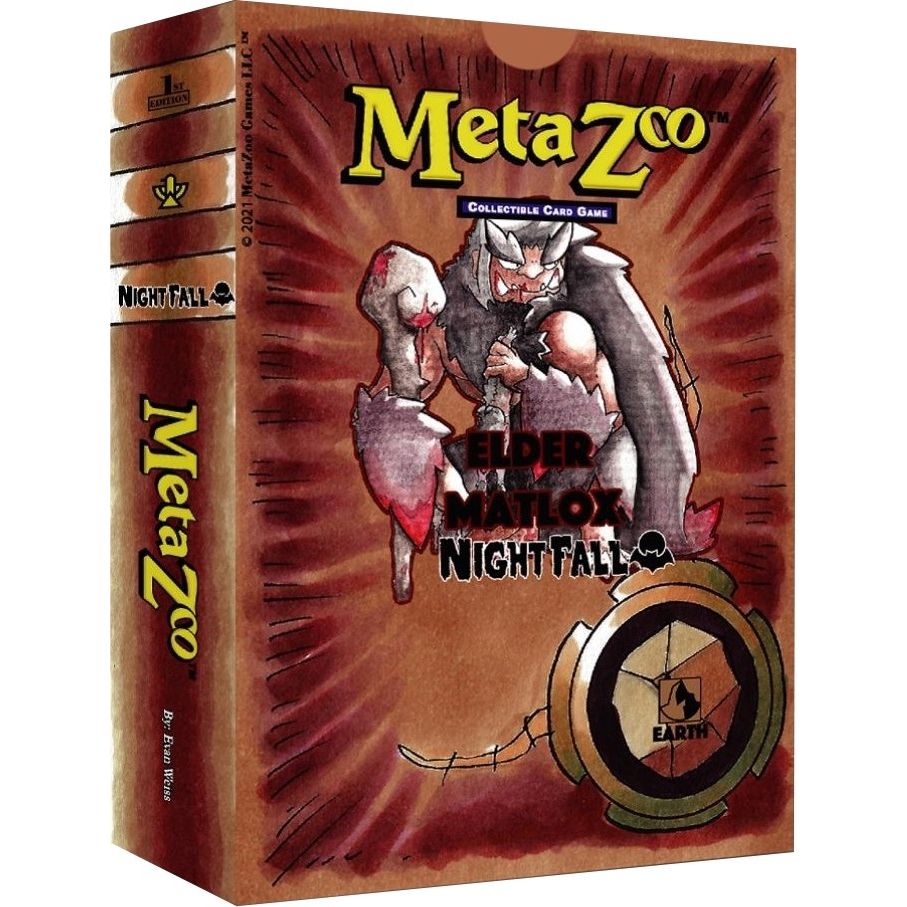 Image for Nightfall Tribal Theme Deck: Elder Matlox - First Edition - MetaZoo