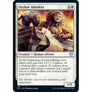 Image for Orzhov Advokist (91) (MIC) - Magic: The Gathering