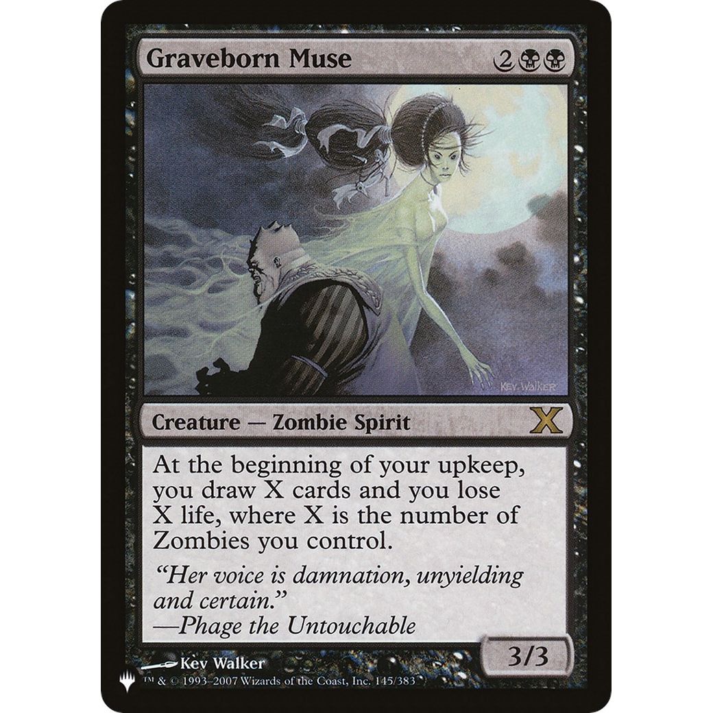 Image for Graveborn Muse (145/383) (LIST) - Magic: The Gathering
