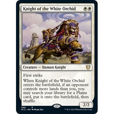 Image for Knight of the White Orchid (88) (MIC) - Magic: The Gathering