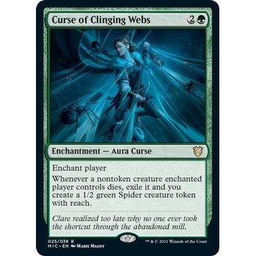 Image for Curse of Clinging Webs (25) (MIC) - Magic: The Gathering
