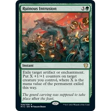 Image for Ruinous Intrusion (28) (MIC) - Magic: The Gathering