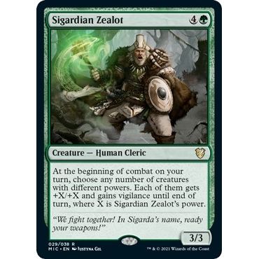 Image for Sigardian Zealot (29) (MIC) - Magic: The Gathering
