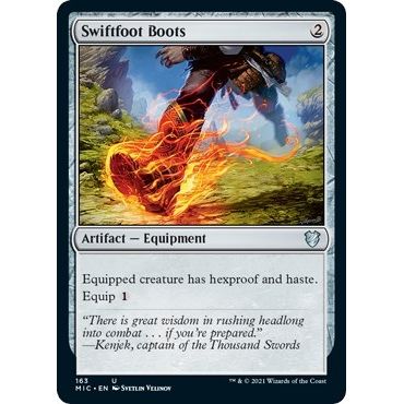 Image for Swiftfoot Boots (163) (MIC) - Magic: The Gathering