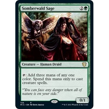 Image for Somberwald Sage (144) (MIC) - Magic: The Gathering
